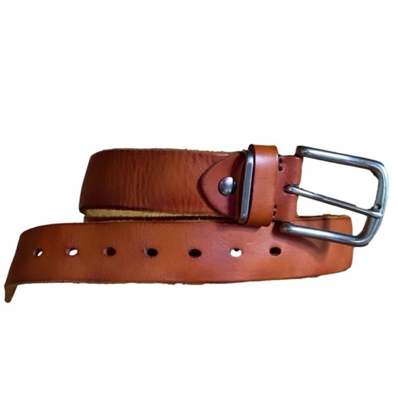 Men’s Size 50 brown leather belt - Picture 1 of 6
